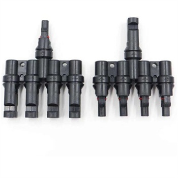 4 way T type branch MC4 connector