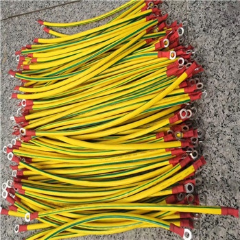 2.5mm2,4mm2,6mm2, yellow/green solar ground  cable with lugs M5 or M6 on both sides